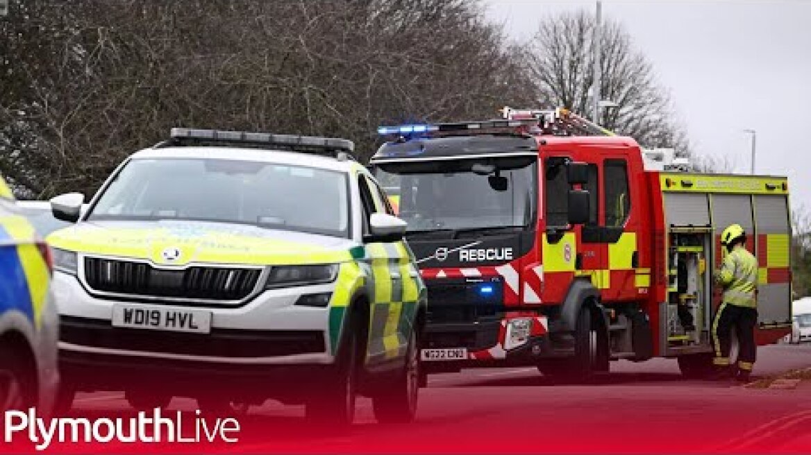 Plymouth bomb evacuation as major incident declared