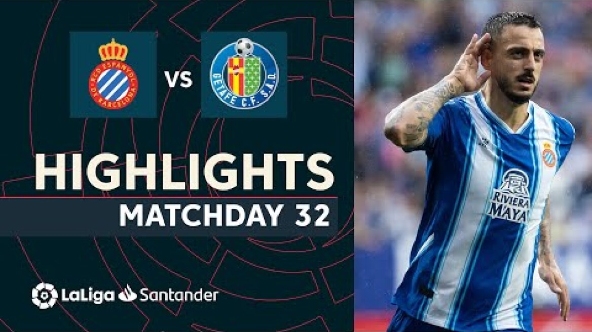 Resumen de RCD Espanyol vs Getafe CF (1-0)