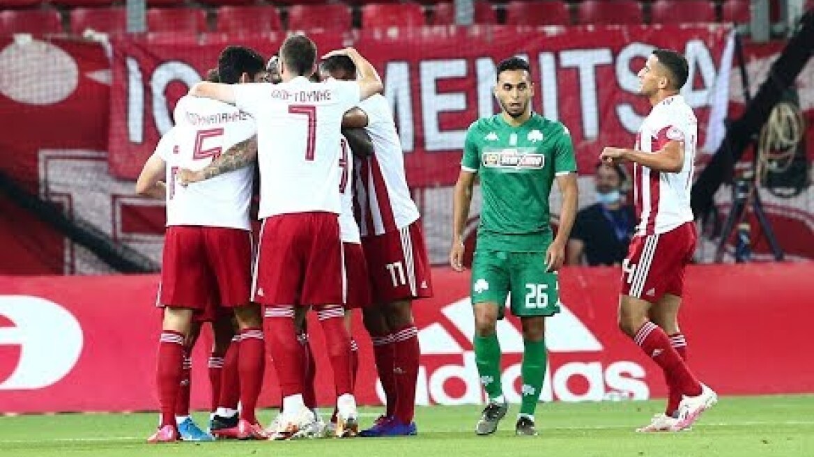 Ολυμπιακός – Παναθηναϊκός 3 -0 Ηighlights -Super League 3η αγων- Play-off {21. 06.2020}