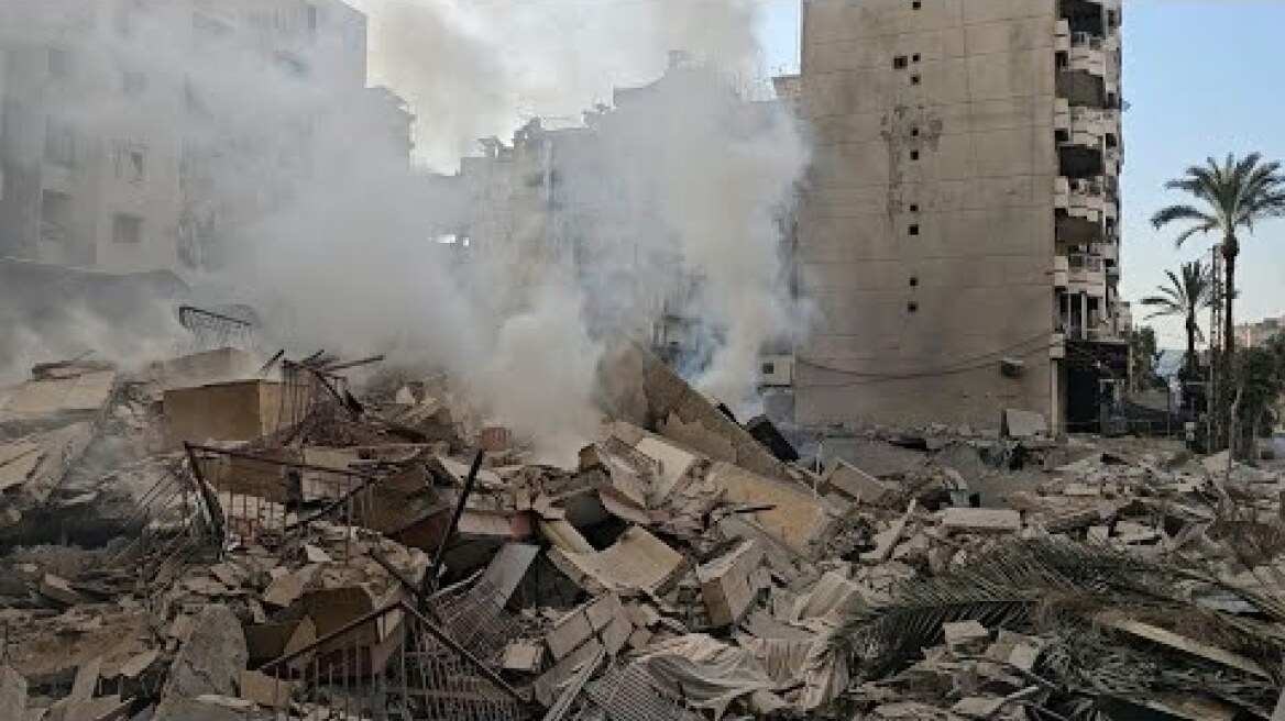 Smoke billows after overnight Israeli strike on south Beirut | AFP