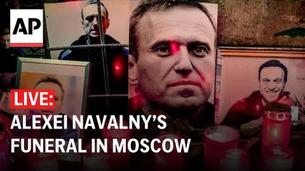 LIVE: Alexei Navalny funeral amidst heightened police presence