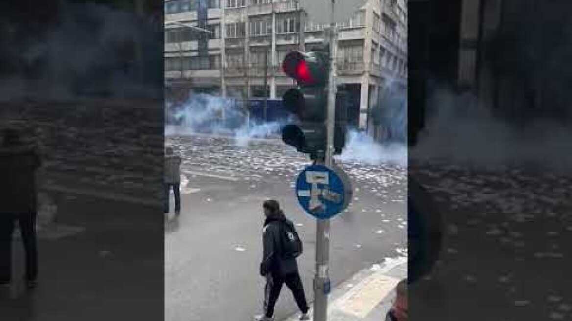 Επεισόδια στο κέντρο της Αθήνας