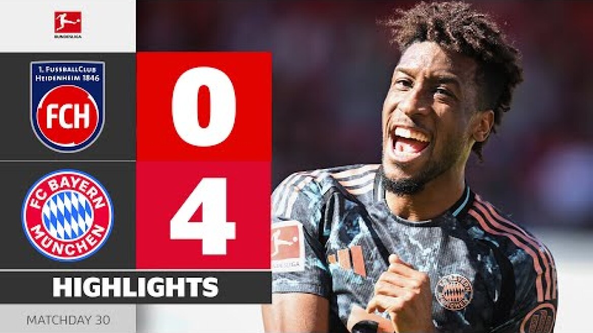 Is The TITLE Secured? | HEIDENHEIM - FC BAYERN | Highlights | Matchday 30 – Bundesliga 2024/25