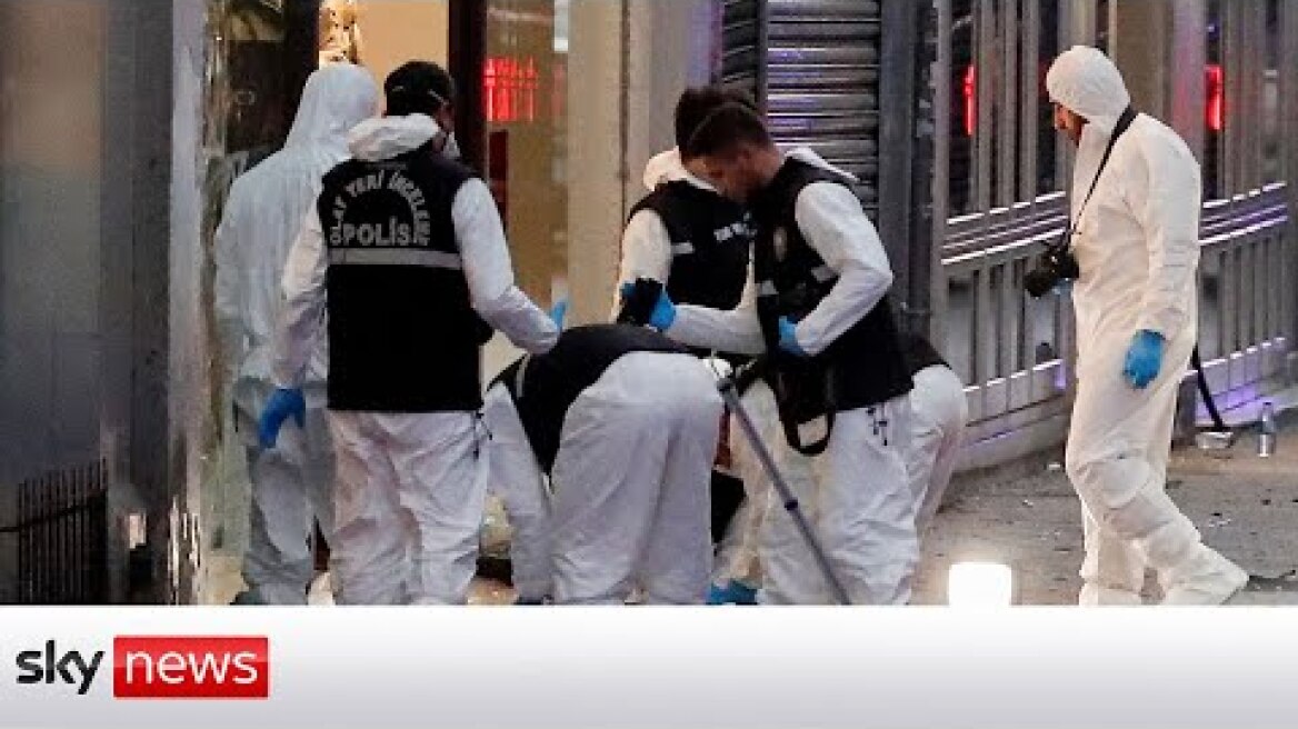 Six killed and dozens injured in blast on busy Istanbul street