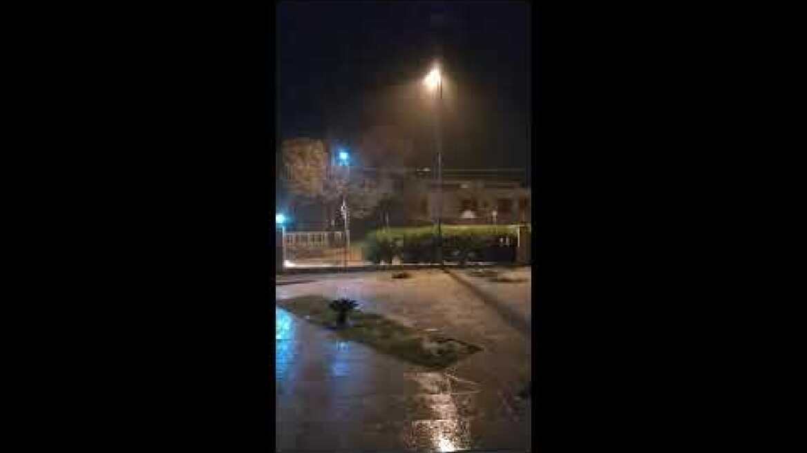 Κινέτα - Υπερχείλισε το ρέμα της Πίκας