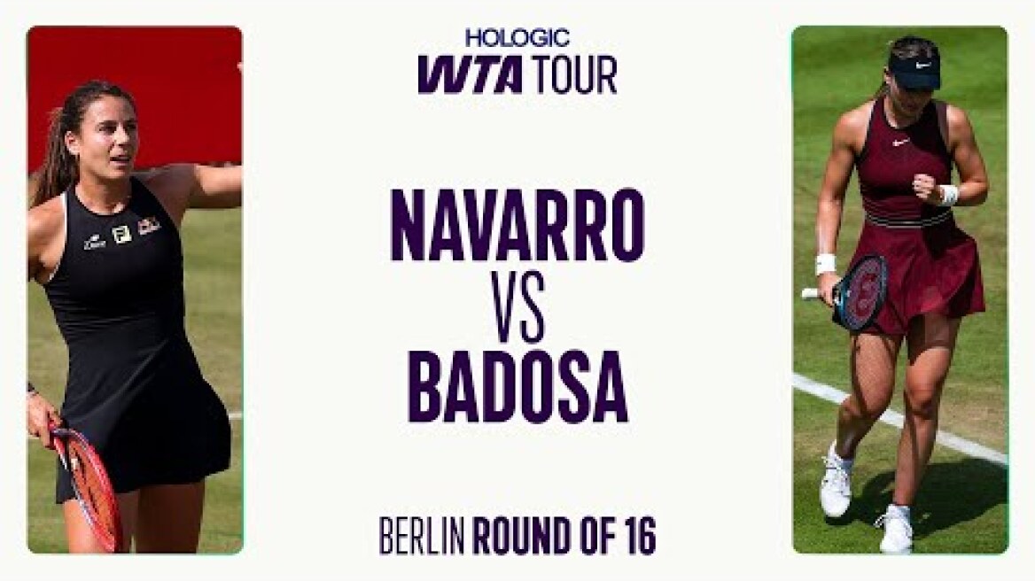 Paula Badosa vs. Emma Navarro | Berlin 2025 Round Of 16 | WTA Match Highlights