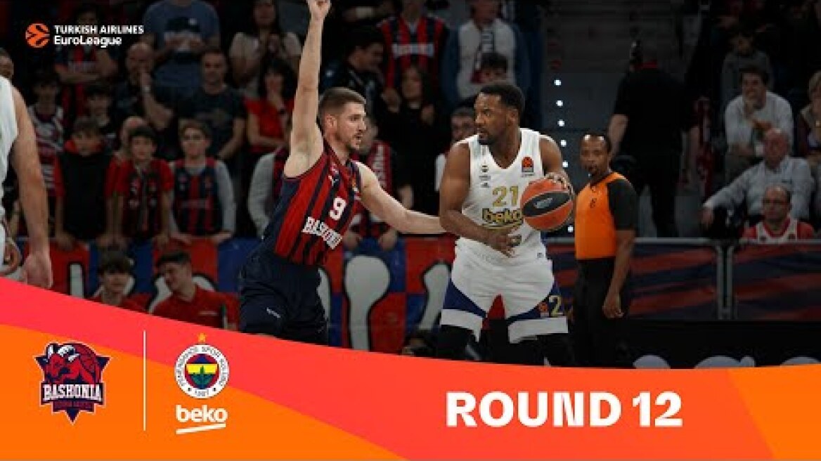 Baskonia-Fenerbahce | Round 12 Highlights | 2023-24 Turkish Airlines EuroLeague