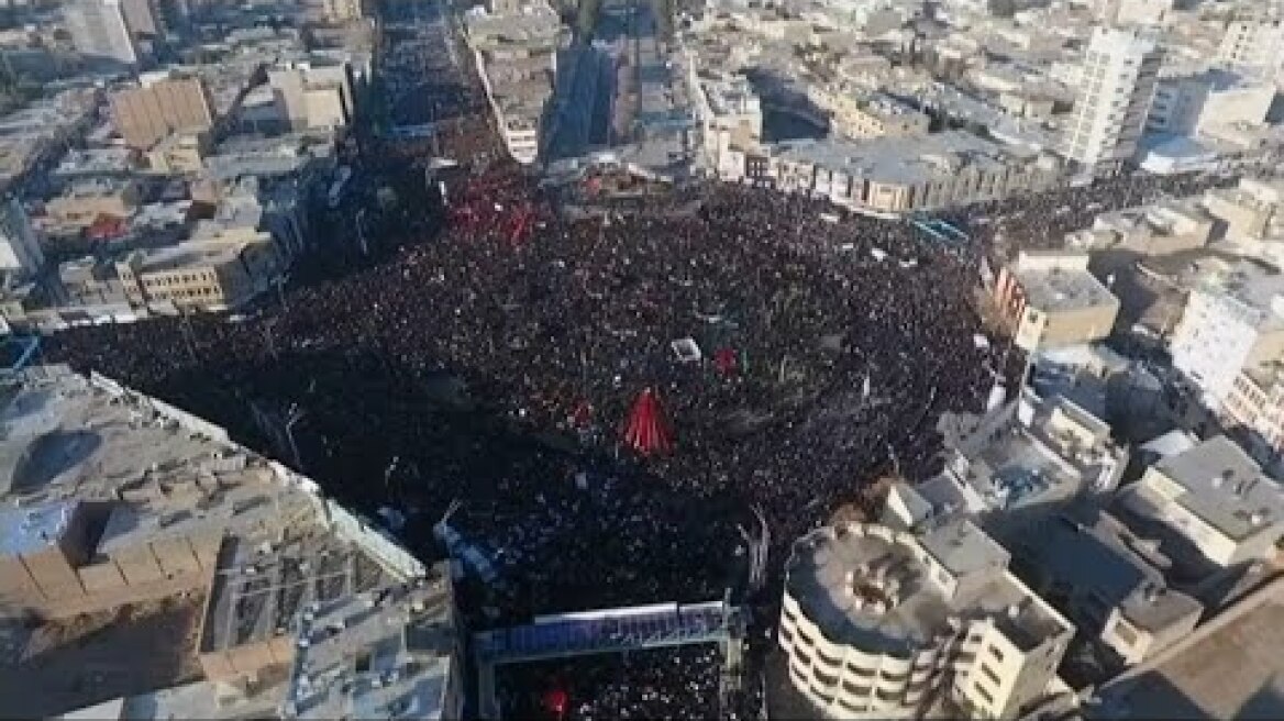 Iran: foule massive à Kerman pour l'enterrement du général Soleimani | AFP Images