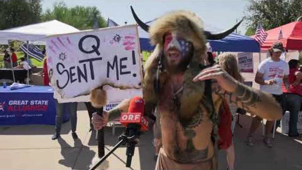 QAnon Shaman - Jake Angeli - Interview - ORF