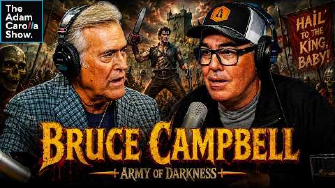 Bruce Campbell Talks Evil Dead, Making Films with Sam Raimi, and Gives Cancer Diagnosis Update