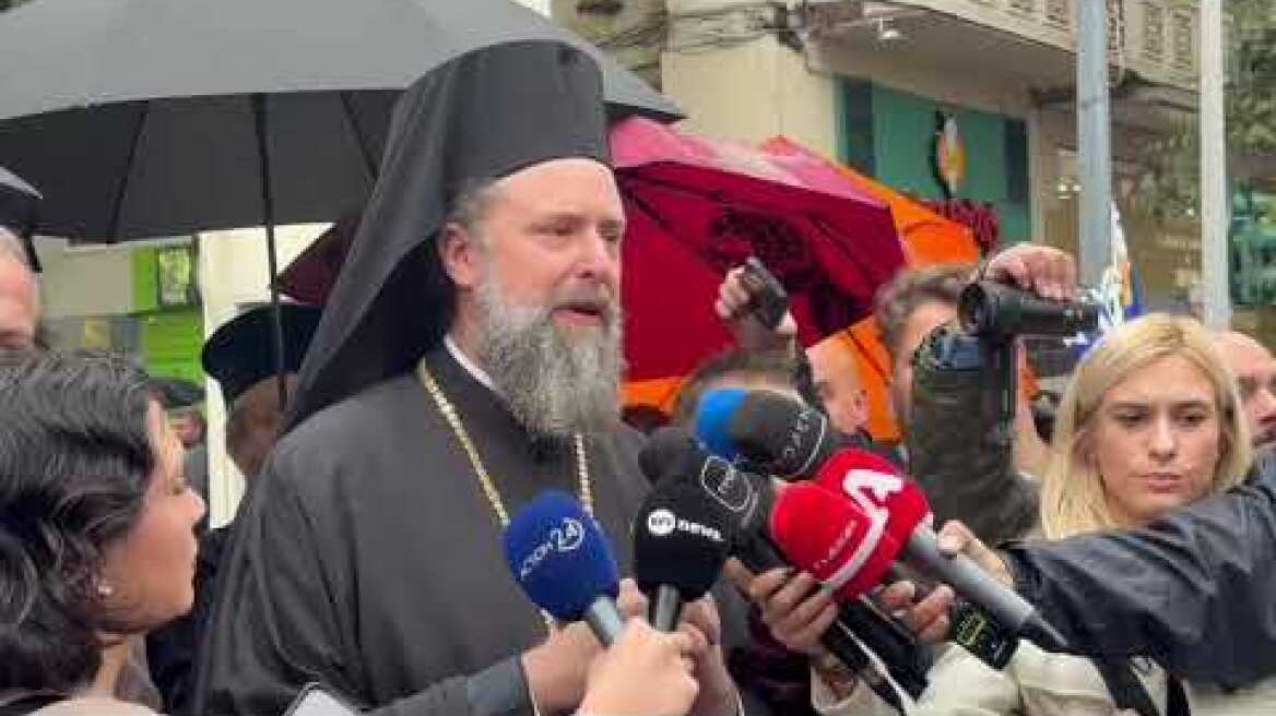 Δηλώσεις   μετά τη λήξη της μαθητικής παρέλασης