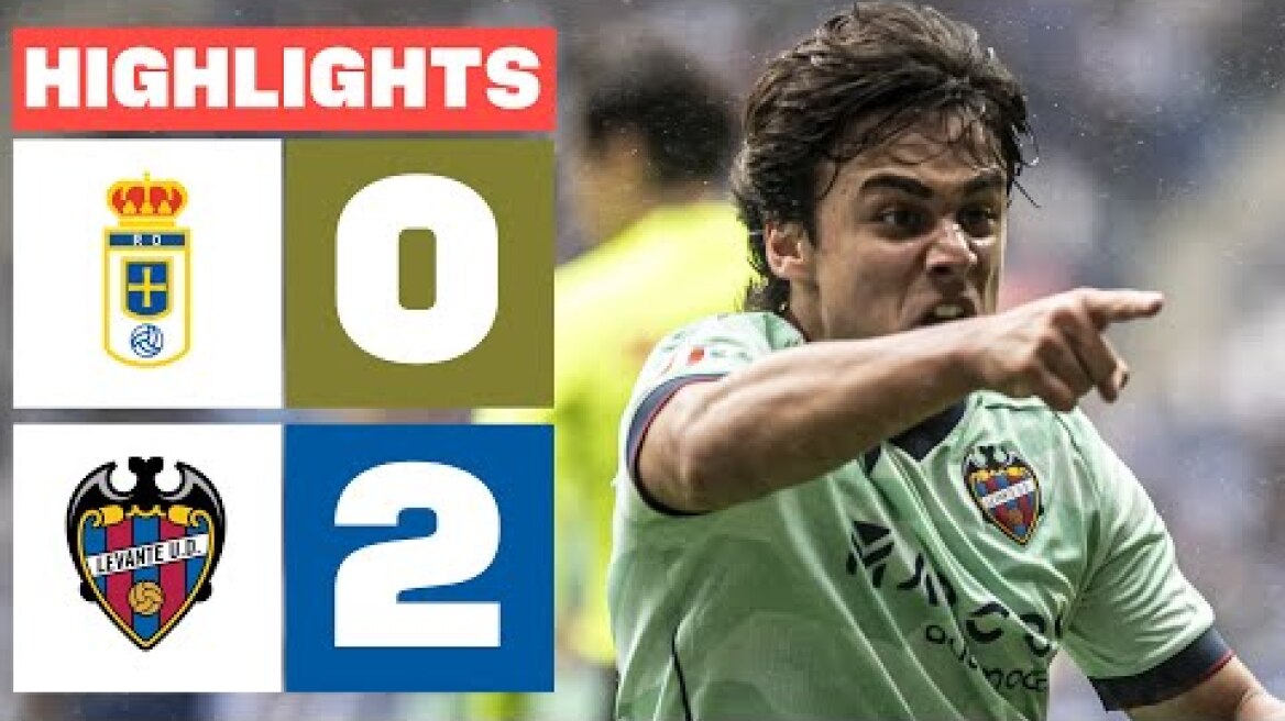 REAL OVIEDO 0 - 2 LEVANTE UD | RESUMEN LALIGA EA SPORTS