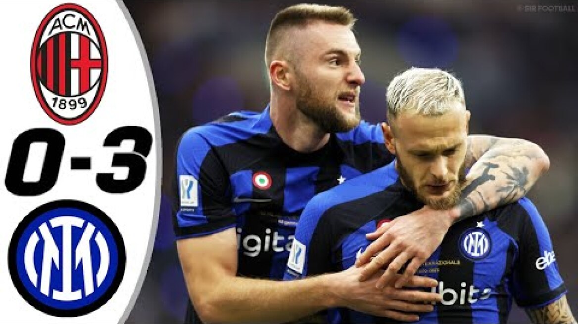 Inter Milan vs Milan 3-0 - Extended Highlights & All Goals - 2023 HD