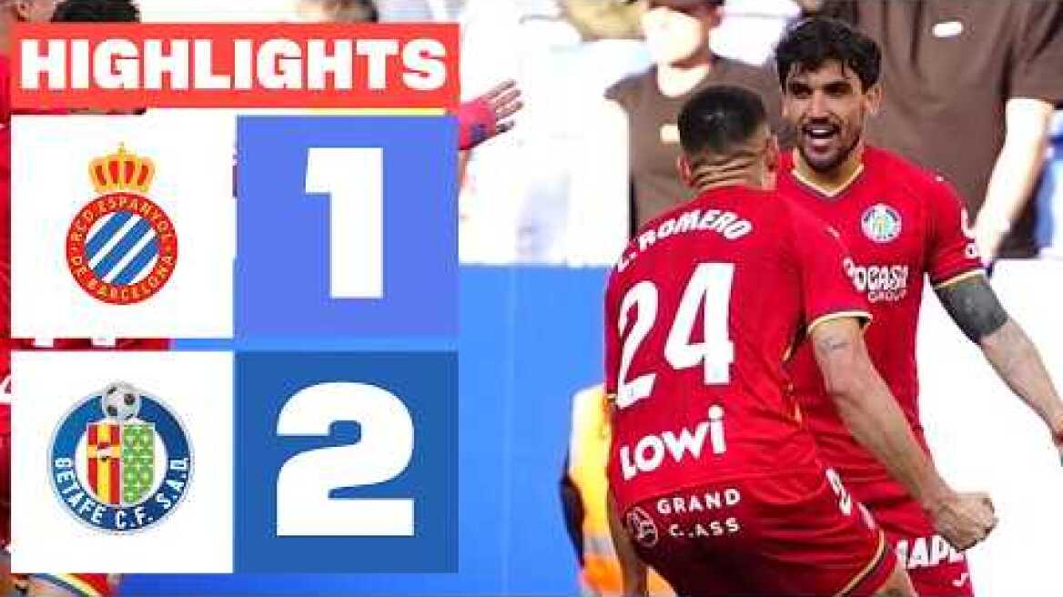RCD ESPANYOL 1 -  2 GETAFE CF | RESUMEN LALIGA EA SPORTS
