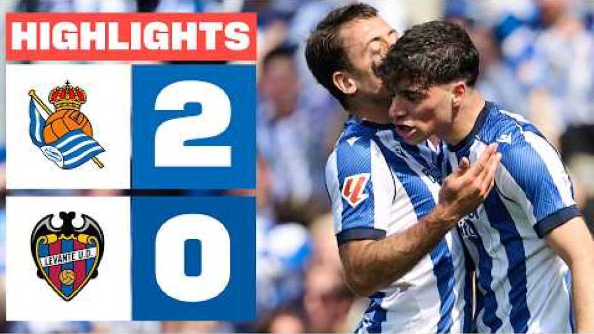 REAL SOCIEDAD 2 - 0 LEVANTE UD | RESUMEN LALIGA EA SPORTS