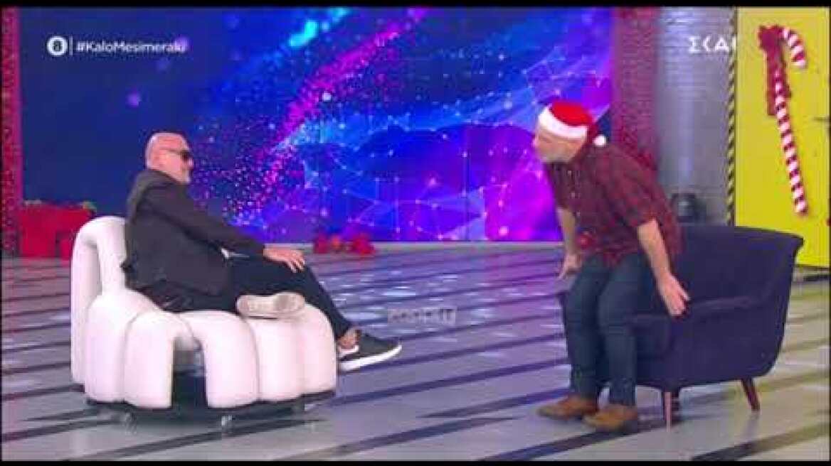 Η επική είσοδος του Χρήστου Μακρίδη στο "Καλό μεσημεράκι"