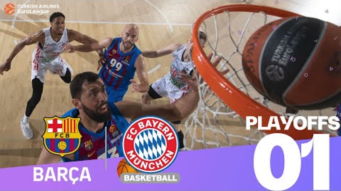 Exum, Davies lead Barcelona!| Playoffs Game 1, Highlights | Turkish Airlines EuroLeague