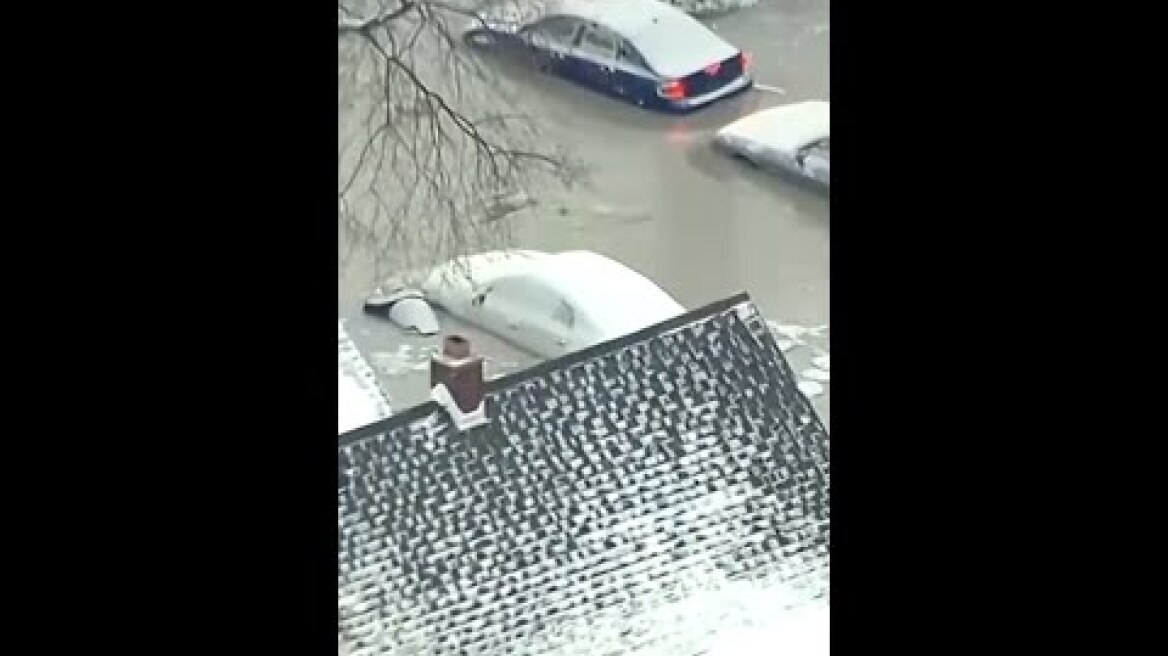 Hundreds In Hotels After Icy Water Main Break in Detroit