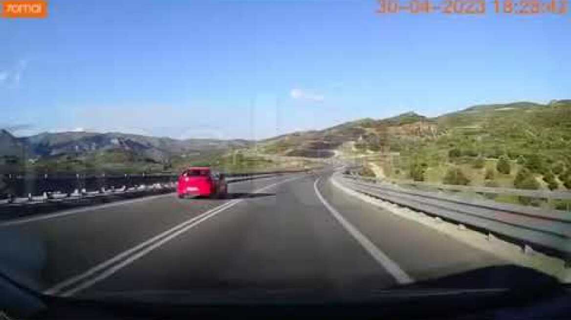 Επικίνδυνη οδήγηση στο αντίθετο ρεύμα στο δρόμο της Μεσαράς