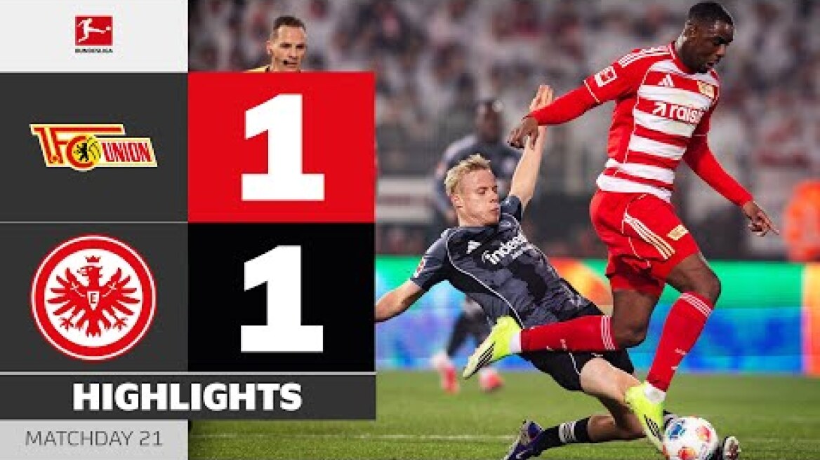 UNION BERLIN - EINTRACHT FRANKFURT | Highlights | Matchday 21 – Bundesliga 2025/26