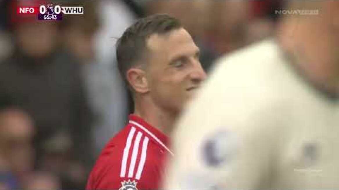 Νότιγχαμ Φόρεστ - Γουέστ Χαμ: 0-3 (MD3, 31/08/2025)