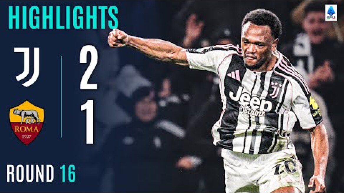JUVENTUS-ROMA 2-1 | HIGHLIGHTS | Openda Edges the Giallorossi | Serie A 2025/26