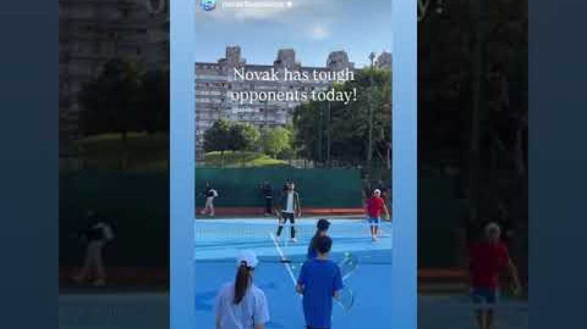 Ο Τζόκοβιτς στο νέο γήπεδο (3)