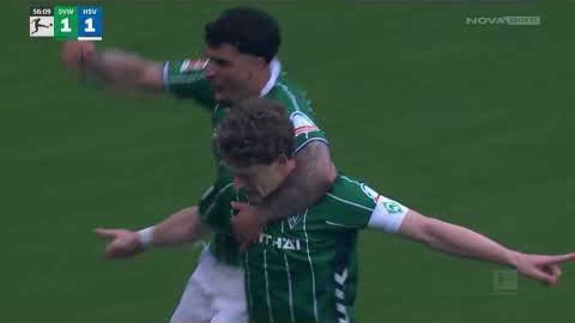 Βέρντερ Βρέμης - Αμβούργο: 3-1 (MD 33, 18/04/2026)