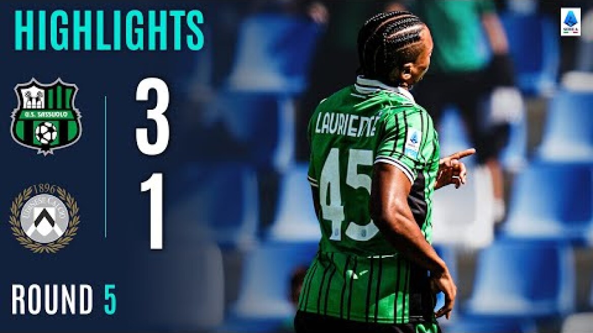 SASSUOLO-UDINESE 3-1 | HIGHLIGHTS | Laurienté Stars in Emphatic Sassuolo Win | Serie A 2025/26