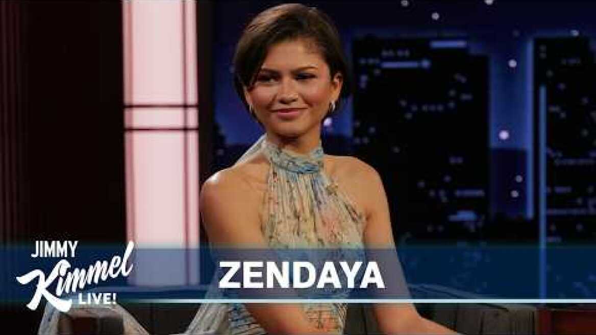 Zendaya on Tom Holland A.I. Wedding Pics, Robert Pattinson Lying & Seeing the New Spider-Man