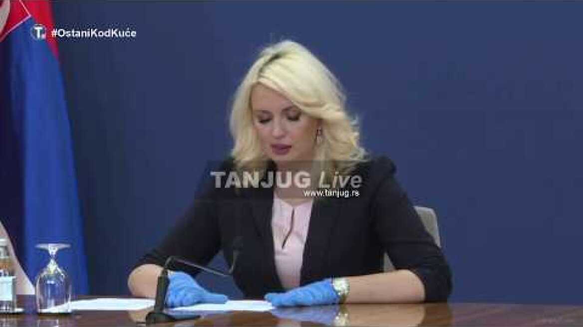 Uživo - Presek stanja u vezi sa korona virusom u Srbiji (09.04.2020)