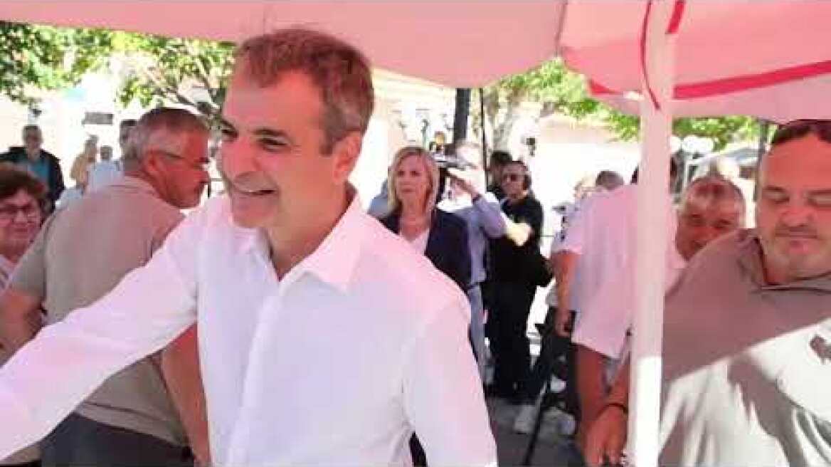 Επίσκεψη του Κ.Μητσοτάκη στη Λίμνο