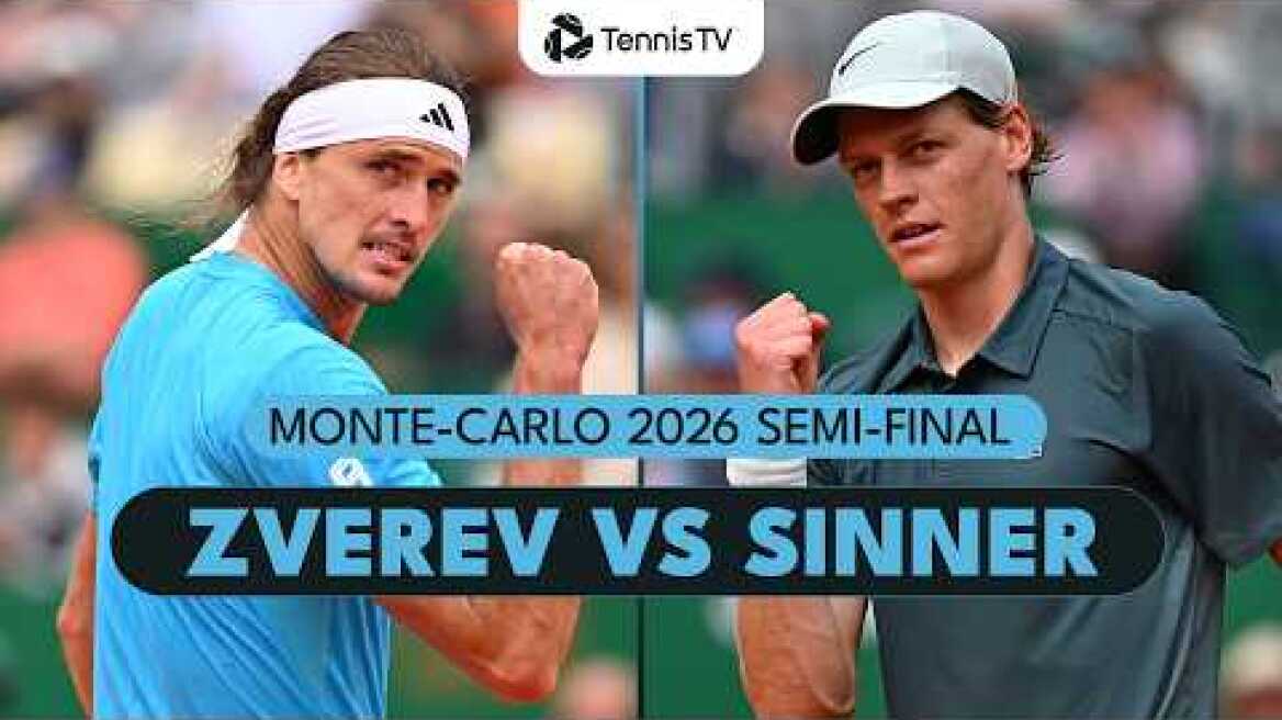 Jannik Sinner & Alexander Meet AGAIN For A Final Spot 💥 | Monte-Carlo 2026 Semi-Final Highlights
