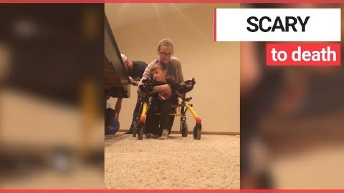 Boy with rare disease could literally be frightened to death | SWNS TV