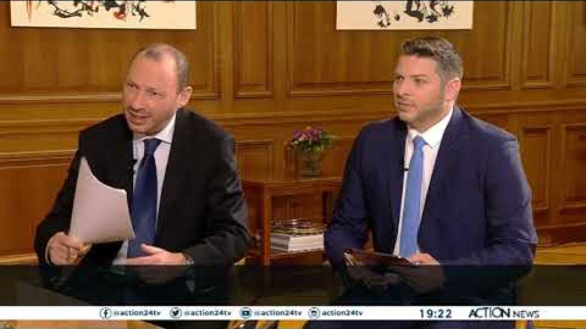 H συνέντευξη του Κυριάκου Μητσοτάκη στο Action 24
