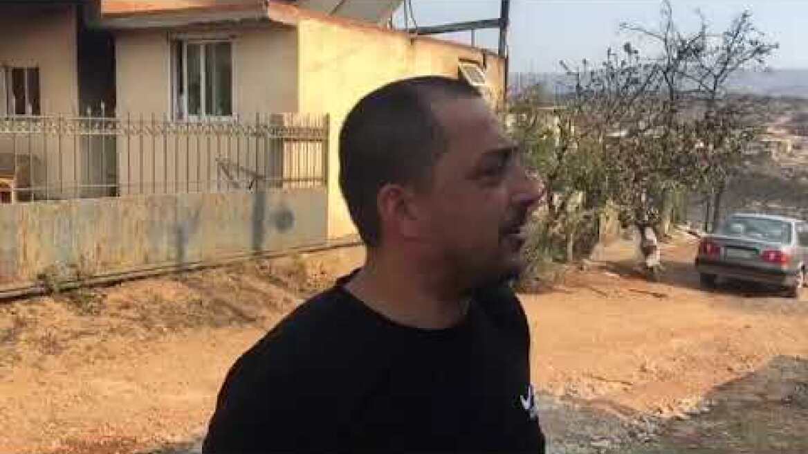 Εικόνες από τη φωτιά στη Μάνδρα, στο χωριό Μικρή Κατερίνη (4)