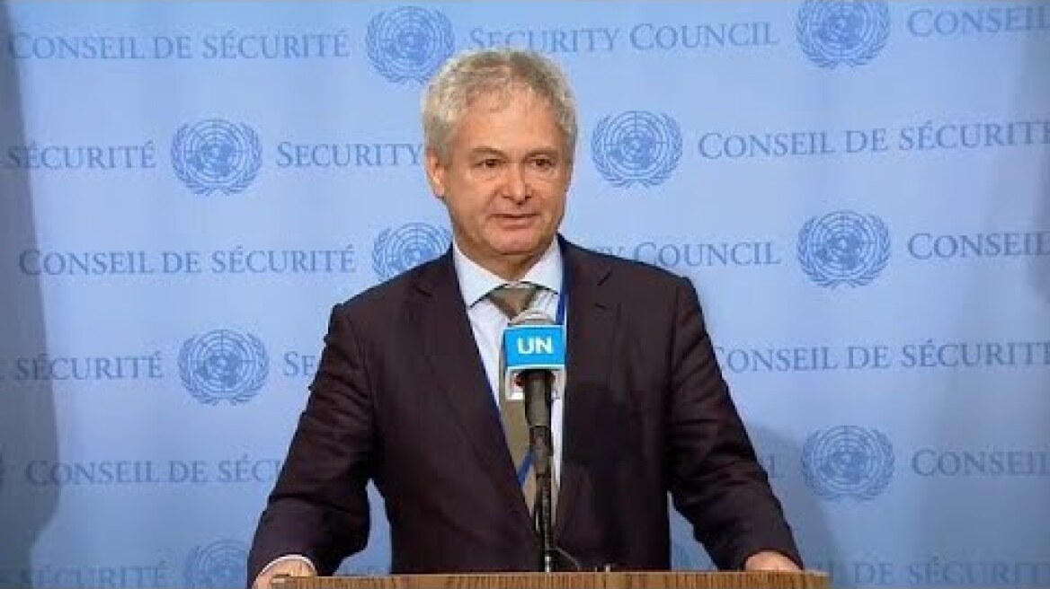 Cyprus on the situation in the region - Security Council Media Stakeout (9 October 2019)