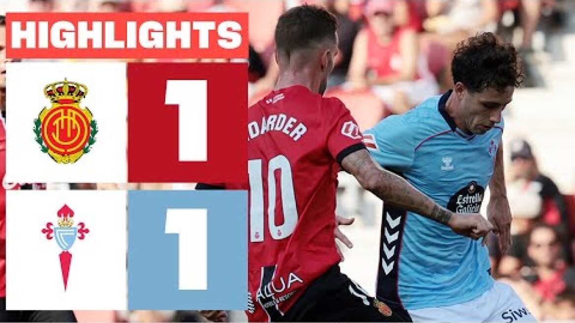 RCD MALLORCA 1 - 1 CELTA - RESUMEN LALIGA EA SPORTS