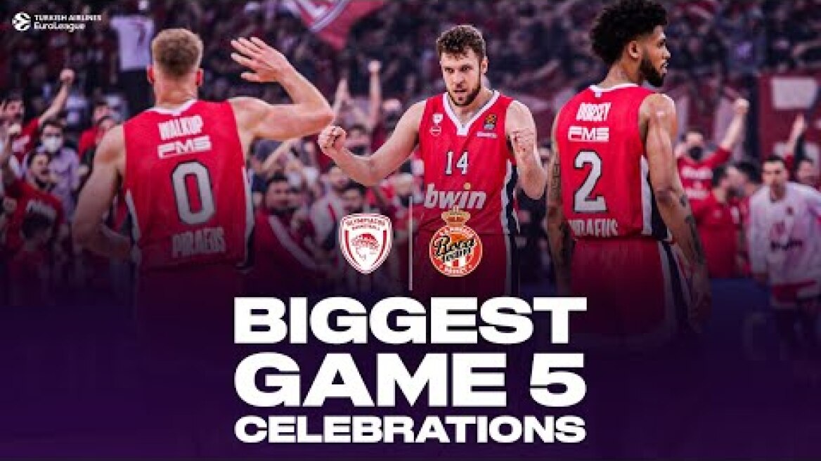 Olympiacos FANS Go CRAZY vs Monaco 2022 | Biggest Game 5 Celebrations