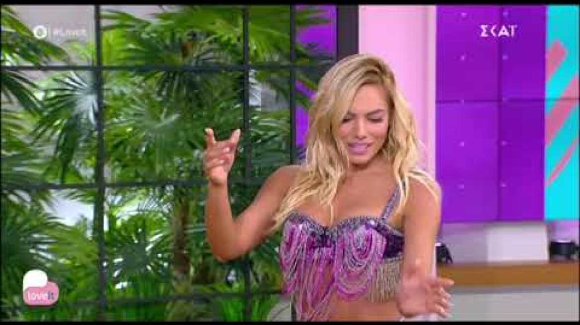 Ιωάννα Μαλέσκου: Έβαλε "φωτιά" στπ πλατό της εκπομπής με τον χορό της