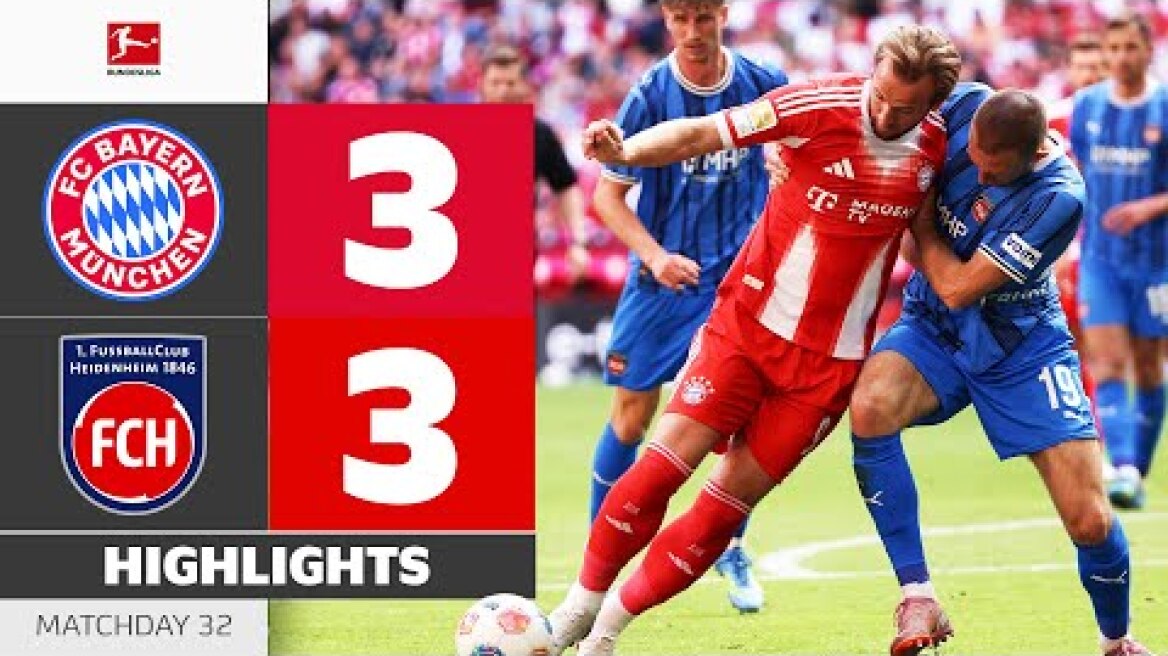 On The Brink Of A Famous Upset | FC BAYERN - HEIDENHEIM | Highlights | MD 32 – Bundesliga 25/26