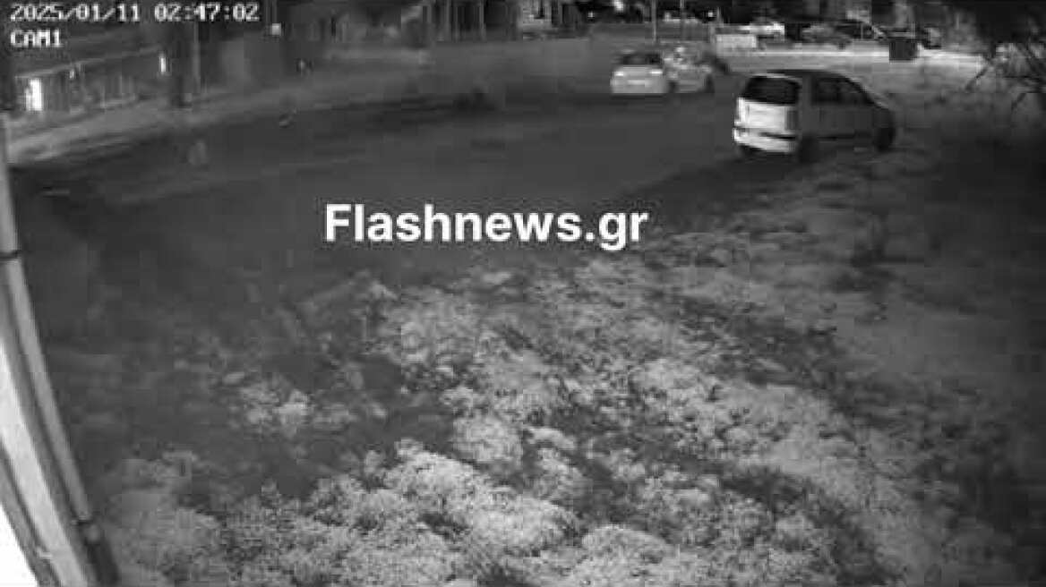 Χανιά: Βίντεο ντοκουμέντο από την σύγκρουση των δύο οχημάτων στην λεωφόρο Σούδας