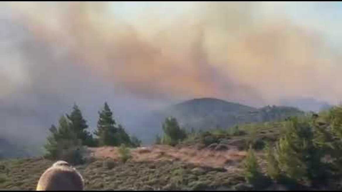 Φωτιά κοντά στο Νταού Πεντέλης