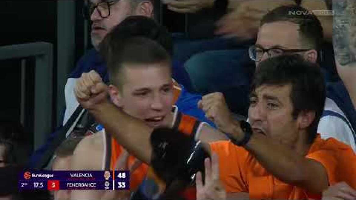 Euroleague: Επέστρεψε στις νίκες ο Παναθηναϊκός και ανέβηκε στο 5-2 όπως και οι Ζάλγκιρις και Ερυθρός Αστέρας Βαλένθια-Φενέρμπαχτσε: 94-79 (MD 7, 28/10/2025)