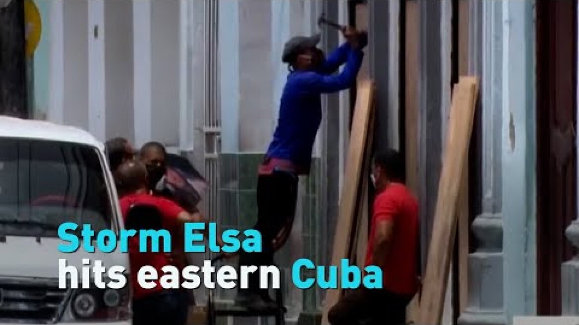 Storm Elsa hits Cuba