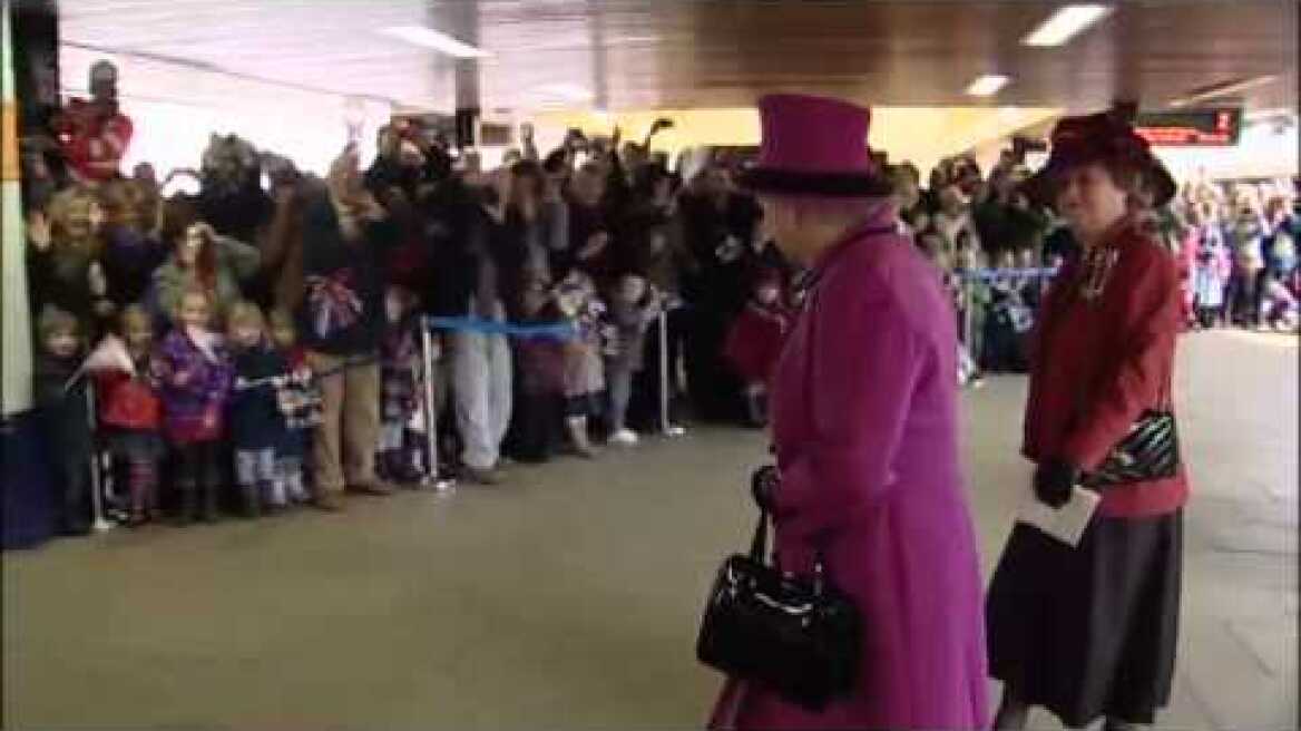 The Queen, Kate Middleton and Prince Philip visit Leicester as part of a Diamond Jubilee tour