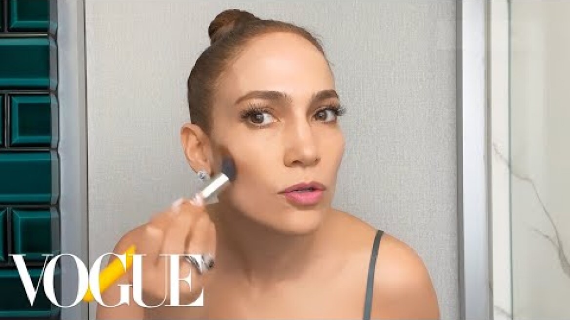 Jennifer Lopez’s Guide to Glowing Skin & Face Contour | Beauty Secrets | Vogue