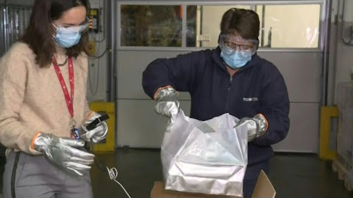 Vaccines arrive at France facility as part of EU rollout | AFP