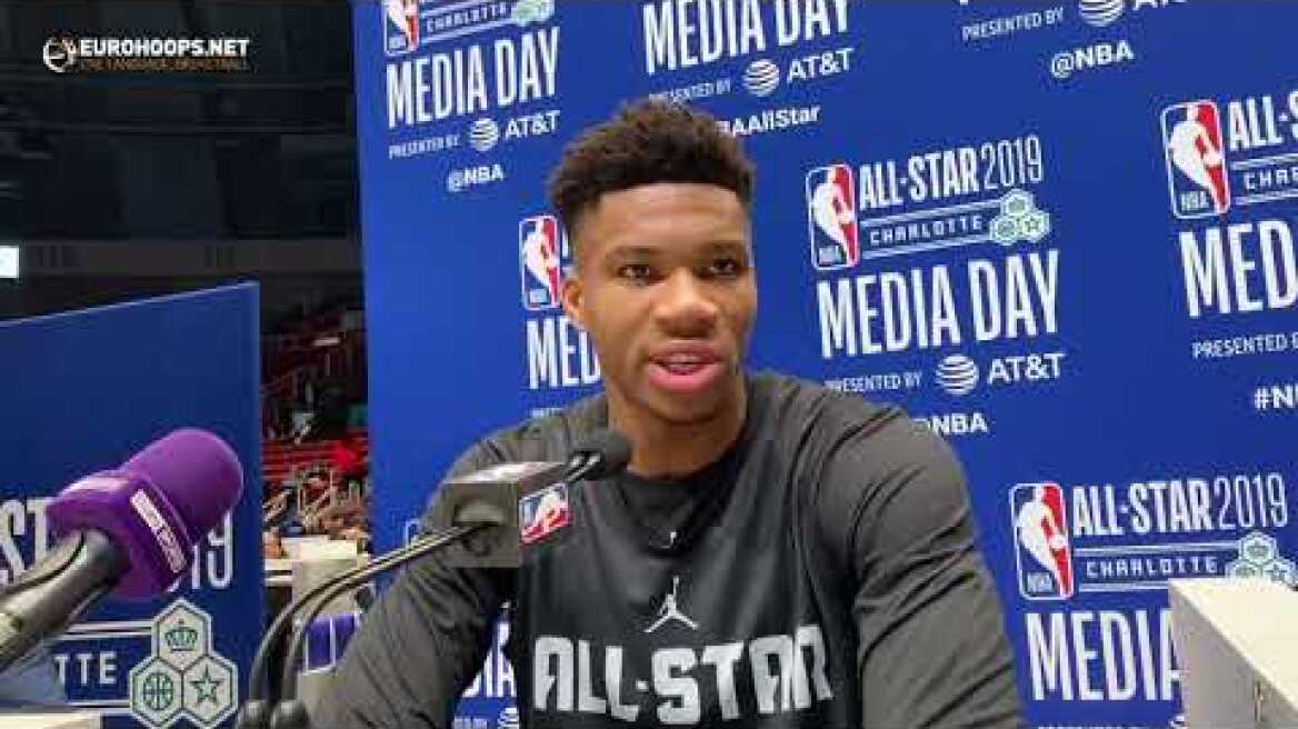 Giannis on making the NBA All-Star Game USA vs the World