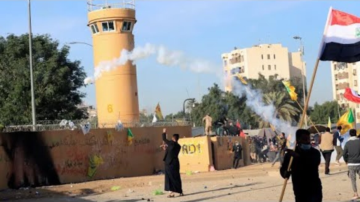 Multiple rockets hit near U.S. embassy in Baghdad
